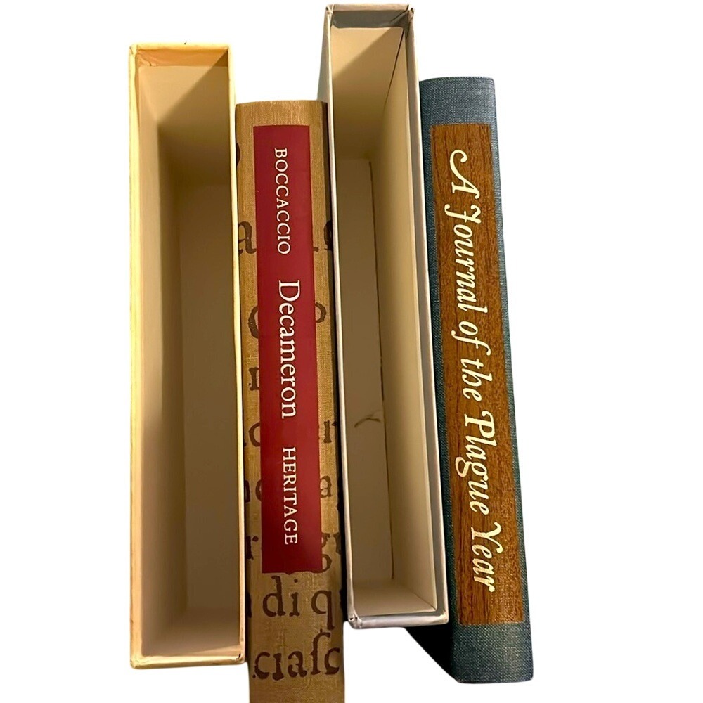 Vintage Bound Hardcovers: The Decameron & A Journal‎ of the Plague Year Slipcase